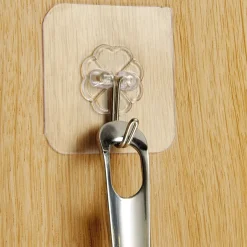 Organisation Et Entretien|Salle De Bain Et Hygiène-Tempsl 10 crochets acier inoxydable