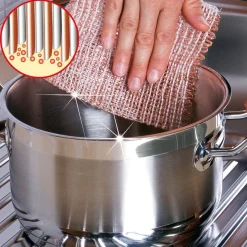 Organisation Et Entretien-Tempsl 3 lavettes cuivre