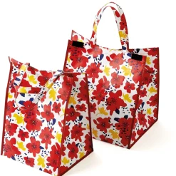 Organisation Et Entretien-Tempsl 2 maxi sacs fleuris