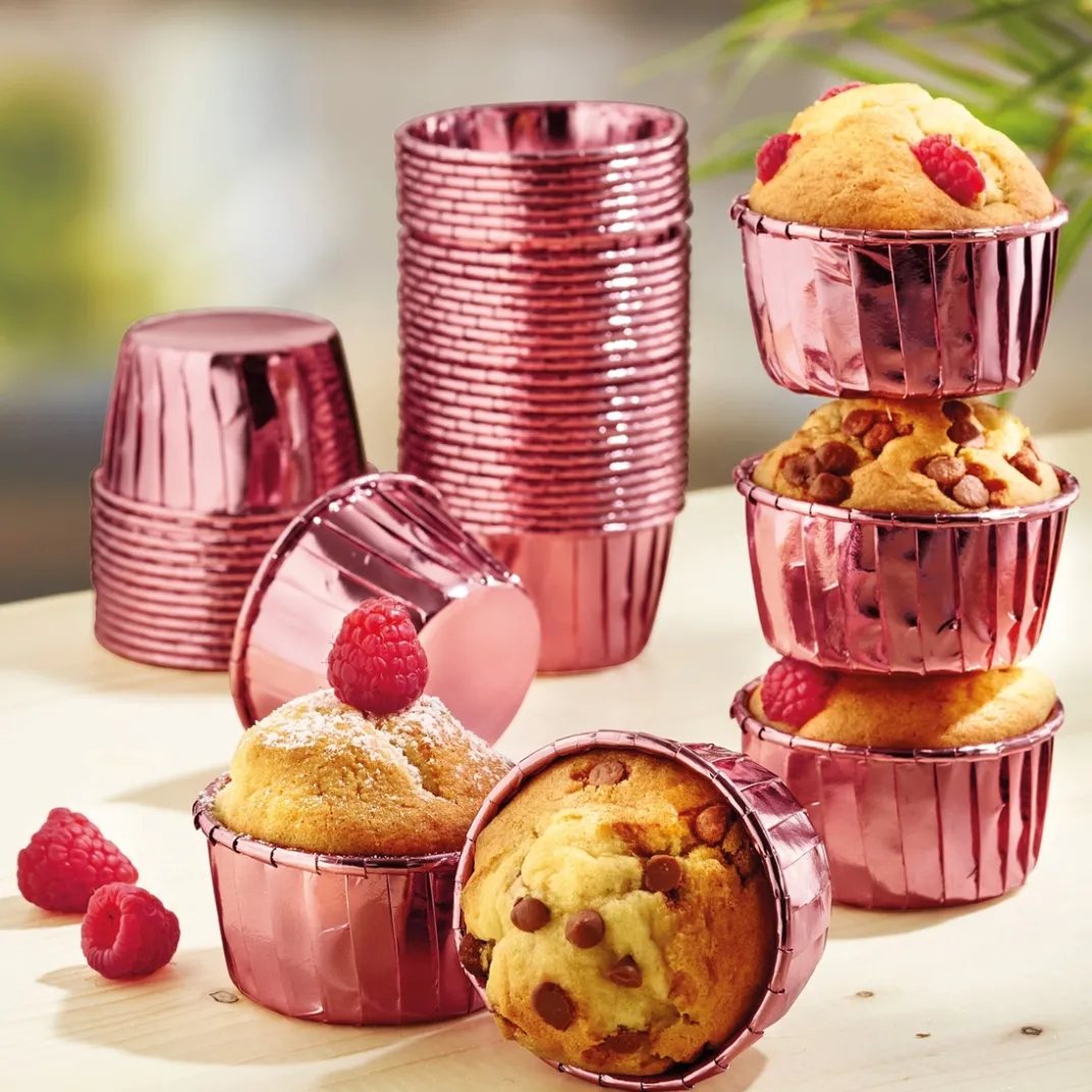 Accessoires Pâtisserie Et Confiture-Tempsl 50 moules petits gâteaux