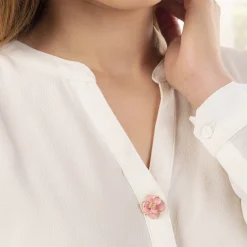 Sacs, Bijoux Et Accessoires-Tempsl 3 pin's fleurs fantaisie