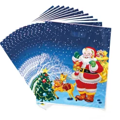 Emballages Cadeaux-Tempsl 12 sachets cadeau de Noël