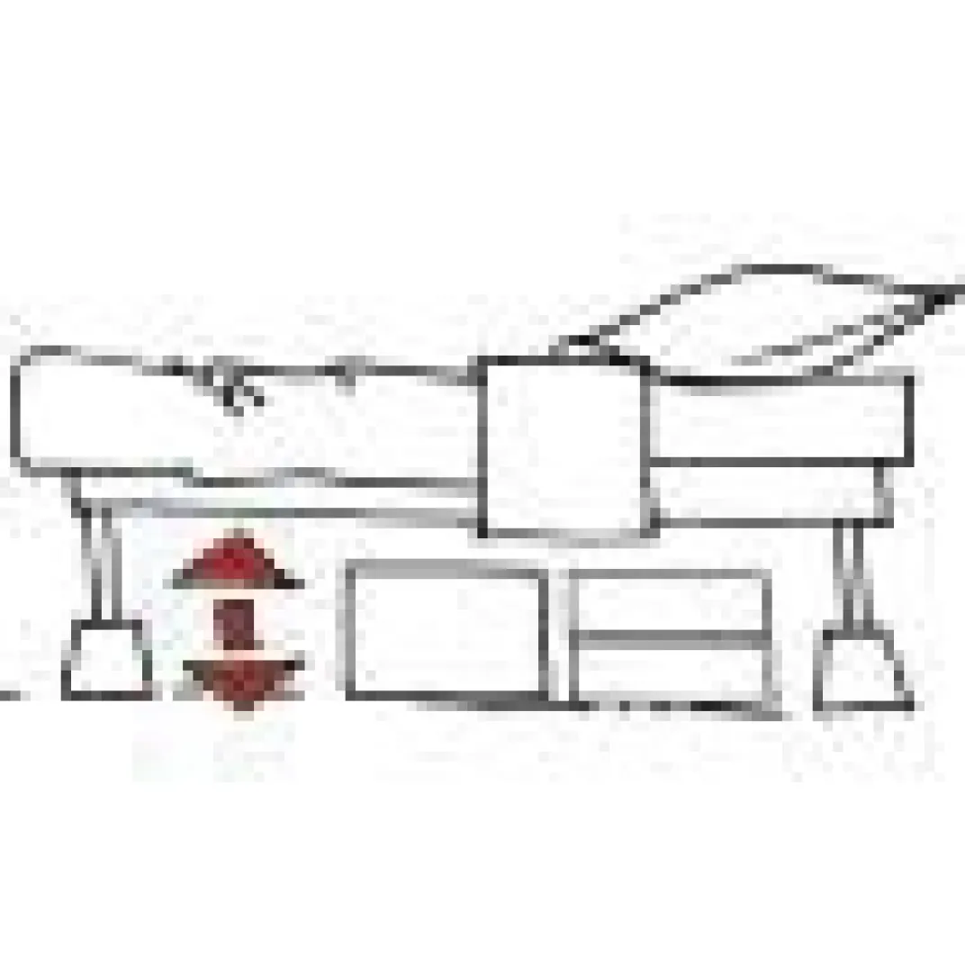 Aide Et Accessoires Confort-Tempsl 4 surélévateurs de lit Noir