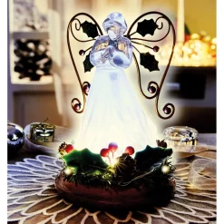 Décorations Intérieures Noël|Décorations-Tempsl Ange arabesque LED