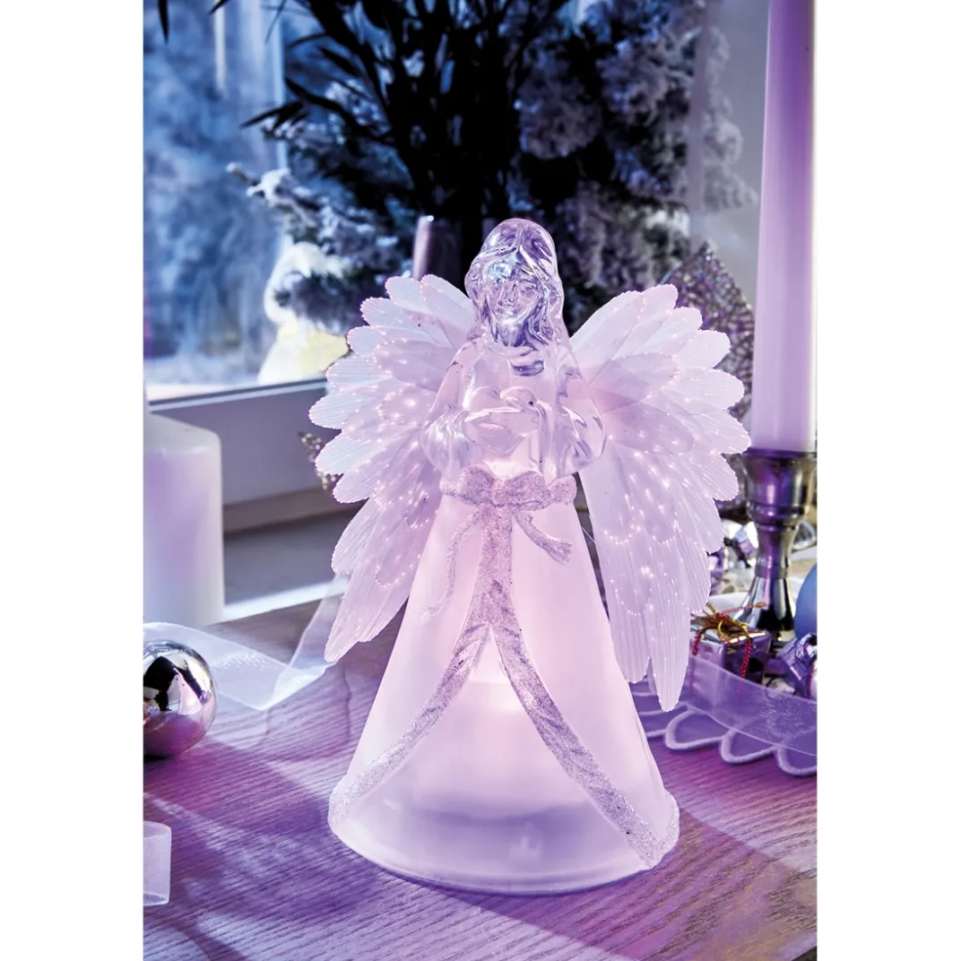 Décorations Intérieures Noël|Décorations-Tempsl Ange couleurs changeantes