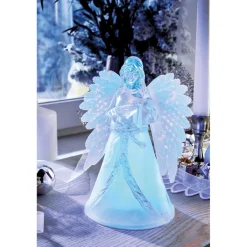 Décorations Intérieures Noël|Décorations-Tempsl Ange couleurs changeantes