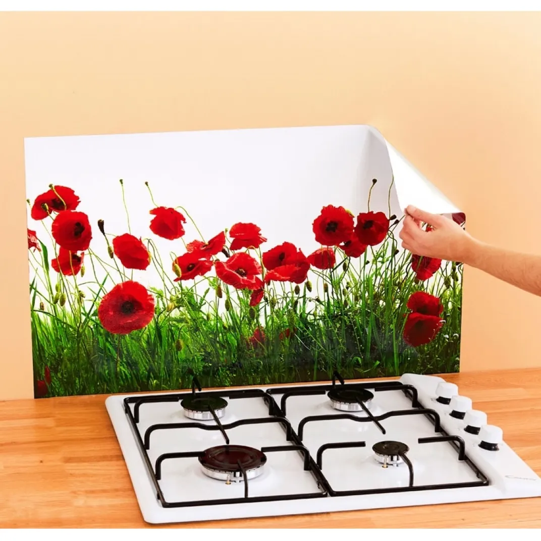 Organisation Et Entretien-Tempsl Anti-éclaboussures coquelicots