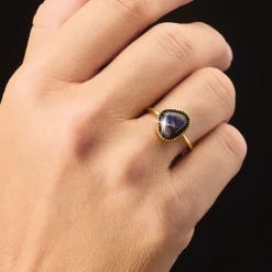 Sacs, Bijoux Et Accessoires|Produits De Beauté-Tempsl Bague ajustable Lapis lazulis