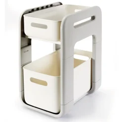 Organisation Et Entretien-Tempsl Bloc 2 tiroirs sous évier