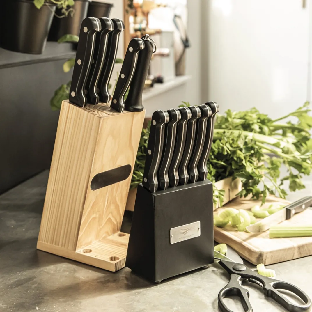 Découpe|Art De La Table-Tempsl Bloc de couteaux 15 pièces Pradel France ®