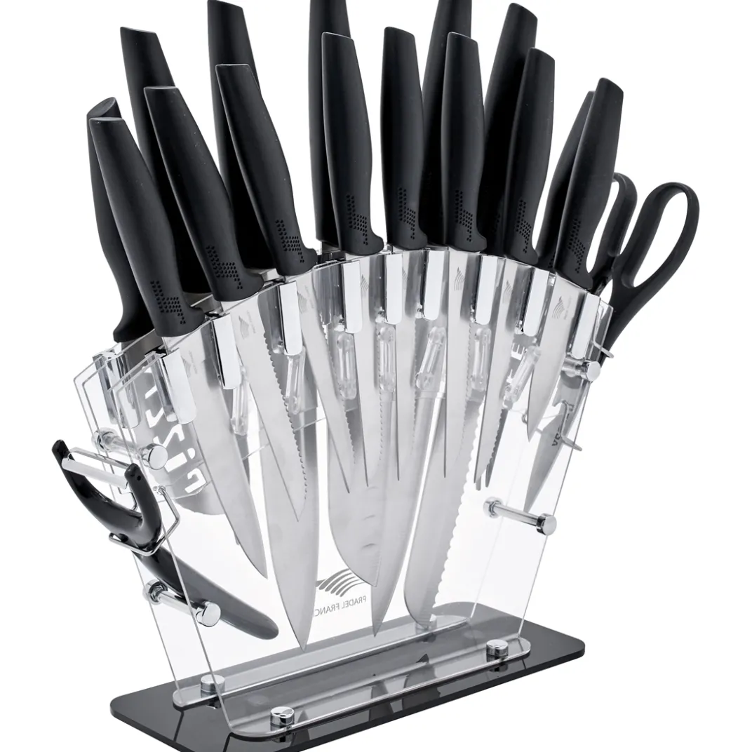 Découpe-Tempsl Bloc de couteaux 17 pièces Pradel France ®