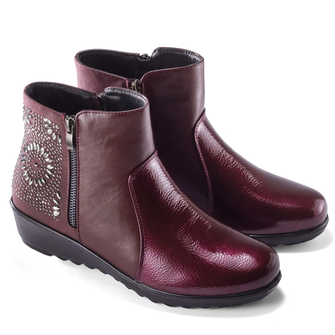 Chaussures, Chaussons Et Accessoires-Tempsl Boots fantaisie - Barbara Noir - taille 39