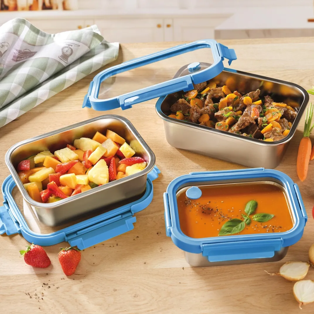 Cuisson Et Accessoires|Fraîcheur / Conservation-Tempsl Boîte conservation inox 1800 ml