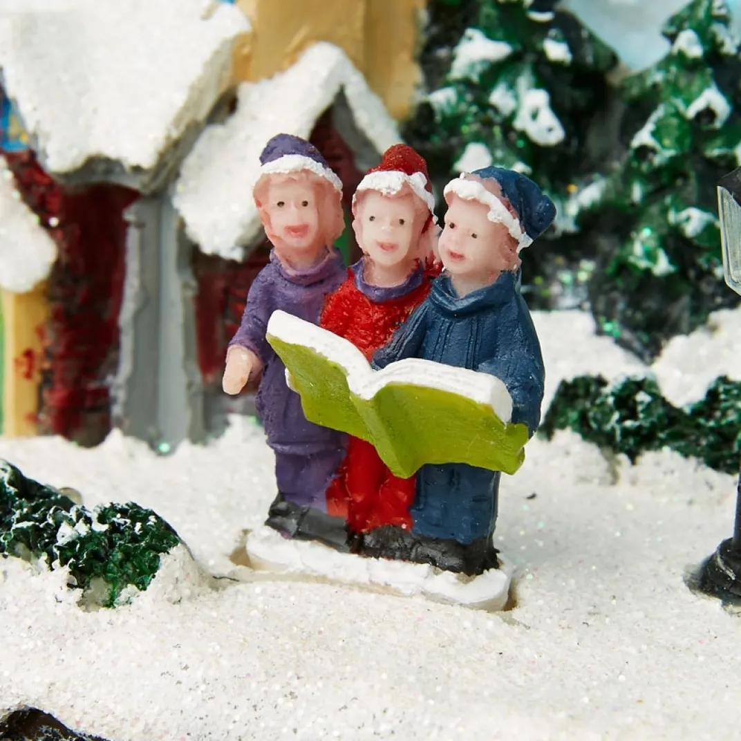 Décorations Intérieures Noël|Décorations-Tempsl Buche LED Noël