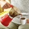 Petit Électroménager|Accessoires Petit-Déjeuner-Tempsl Cafetière italienne électrique rouge