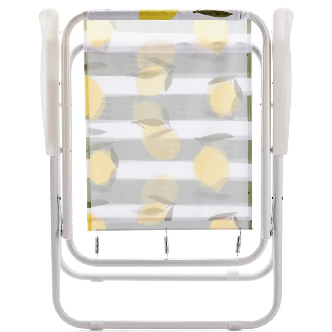 Décorations Jardin Et Extérieur-Tempsl Chaise ou table pliable citron