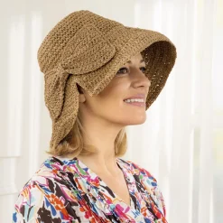 Sacs, Bijoux Et Accessoires-Tempsl Chapeau macramé avec noeud