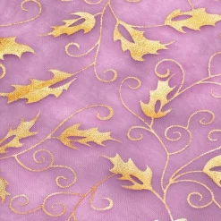 Table De Noël|Art De La Table-Tempsl Chemin de table organza doré