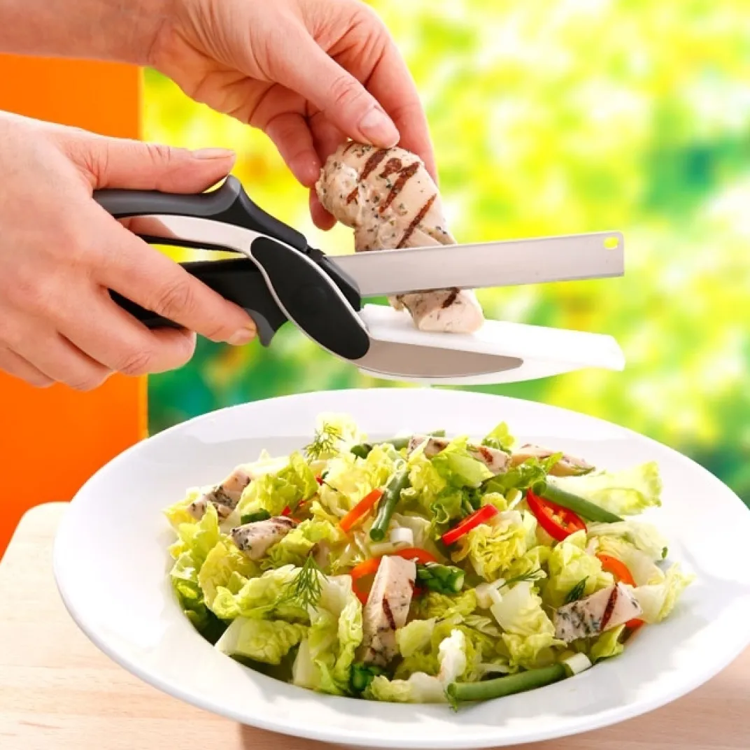 Découpe|Ustensiles De Cuisine Malins-Tempsl Ciseaux planche