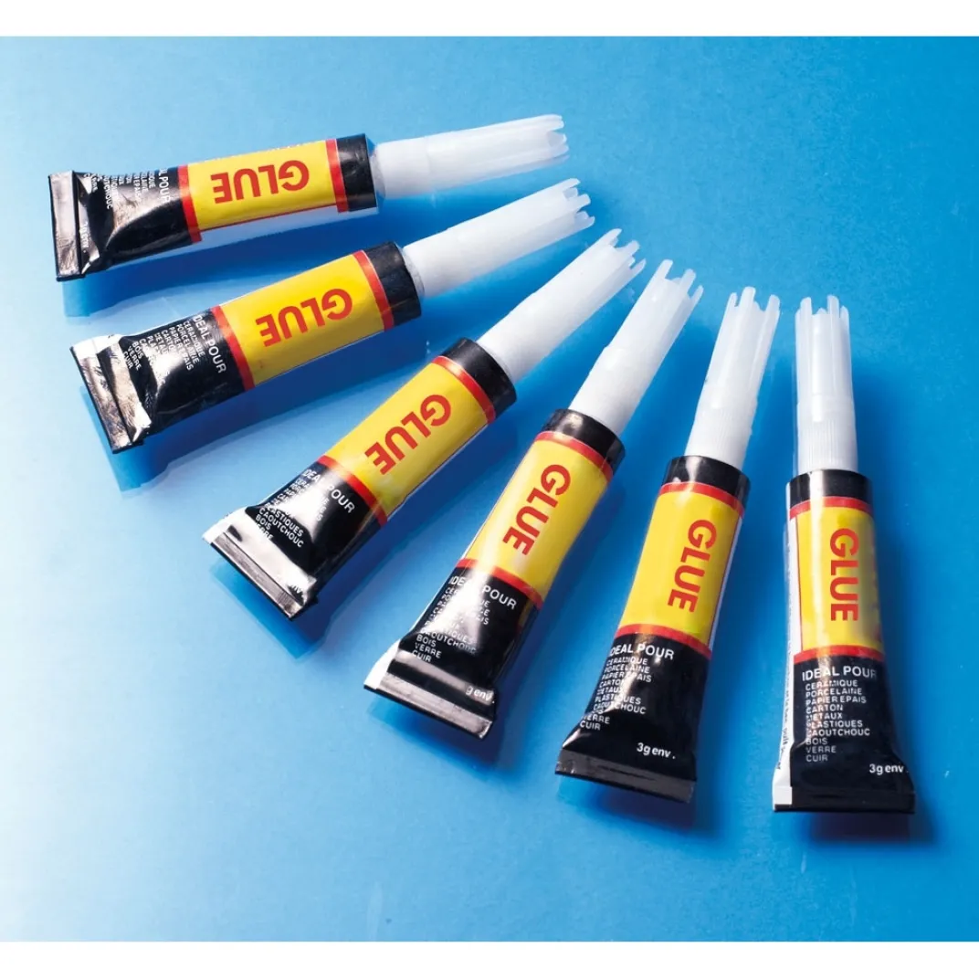 Accessoires Bureau|Accessoires Bricolage Et Astuces-Tempsl Colle cyanoacrylate : Les 6 tubes