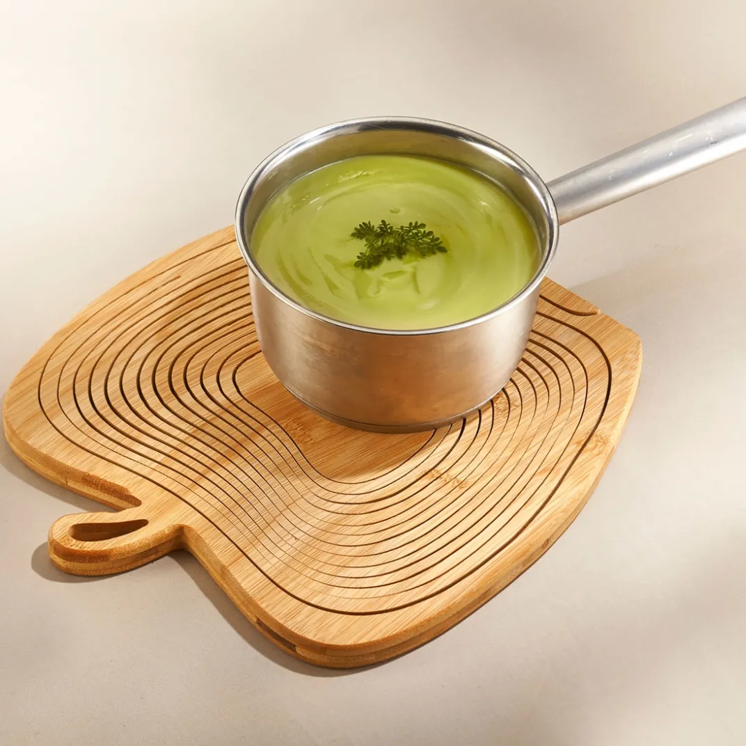 Organisation Et Entretien-Tempsl Corbeille de fruits dessous de plat bambou