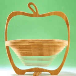 Organisation Et Entretien-Tempsl Corbeille de fruits dessous de plat bambou