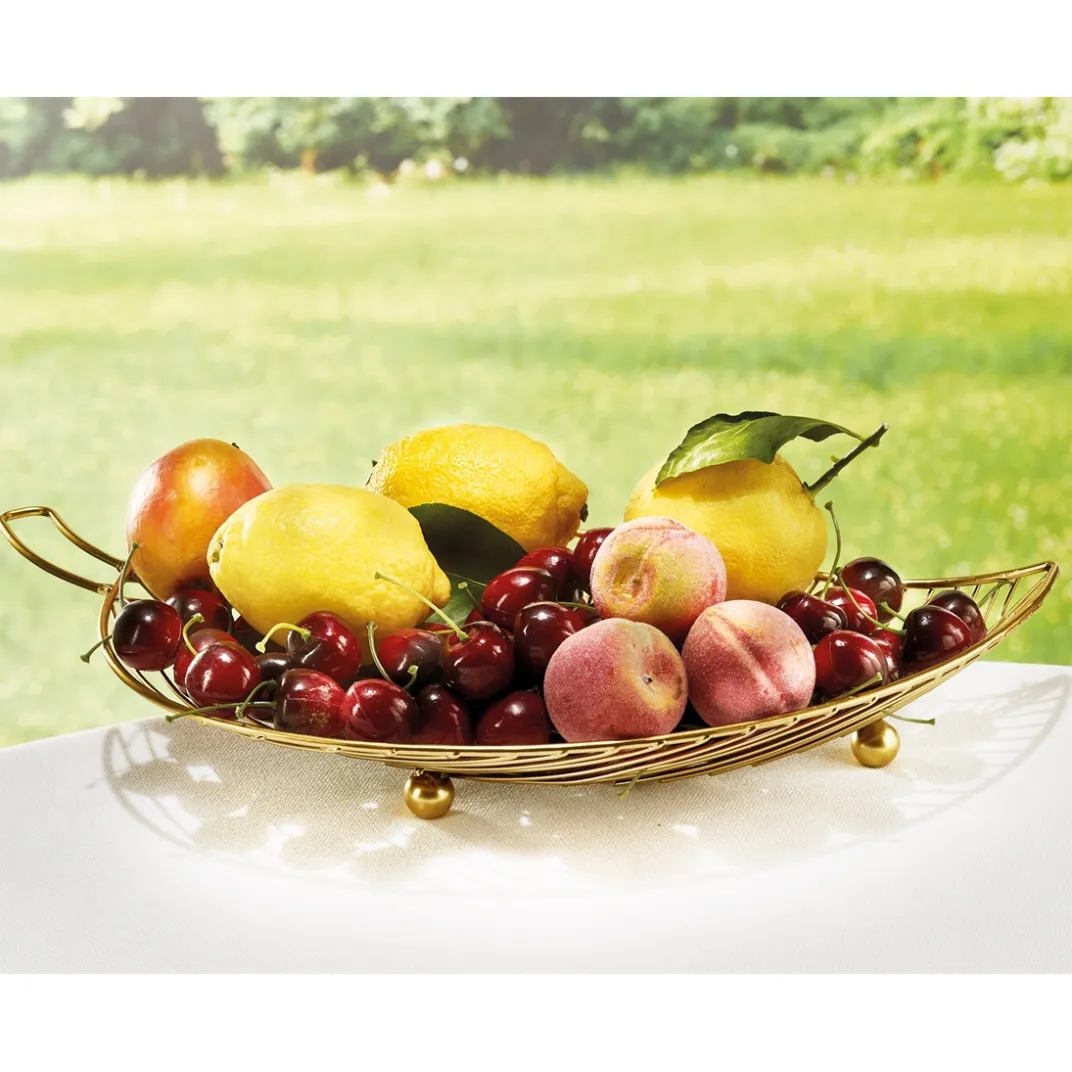 Décorations Cuisine|Art De La Table-Tempsl Corbeille fruits feuille