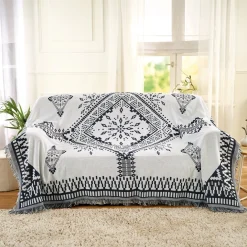 Décorations-Tempsl Couvre canapé réversible