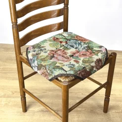 Décorations-Tempsl Couvre-chaises “fleurs” Lot de 2