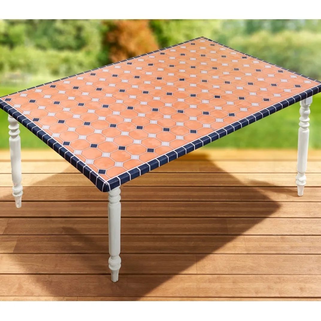 Art De La Table-Tempsl Couvre-table mosaïque Ronde ou Rectangulaire