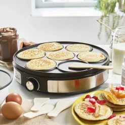Petit Électroménager-Tempsl Crêpière électrique réversible Pradel France ®