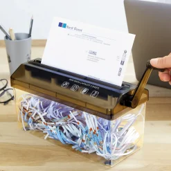 Accessoires Bureau-Tempsl Déchiqueteuse de papier manuelle