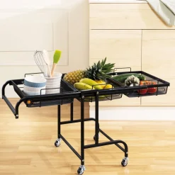 Organisation Et Entretien|Décorations Cuisine-Tempsl Desserte 3 tiroirs