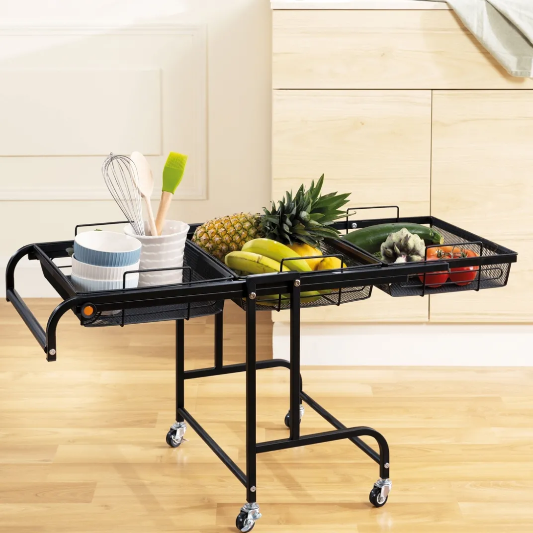 Organisation Et Entretien|Décorations Cuisine-Tempsl Desserte 3 tiroirs