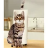 Décorations Cuisine|Art De La Table-Tempsl Dérouleur chat tigré