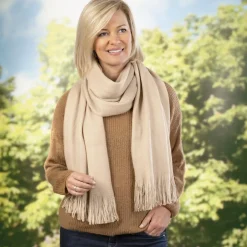 Sacs, Bijoux Et Accessoires-Tempsl Echarpe cocoon beige