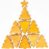 Repas De Noël|Accessoires Pâtisserie Et Confiture-Tempsl Emporte-pièce sapins 9 biscuits