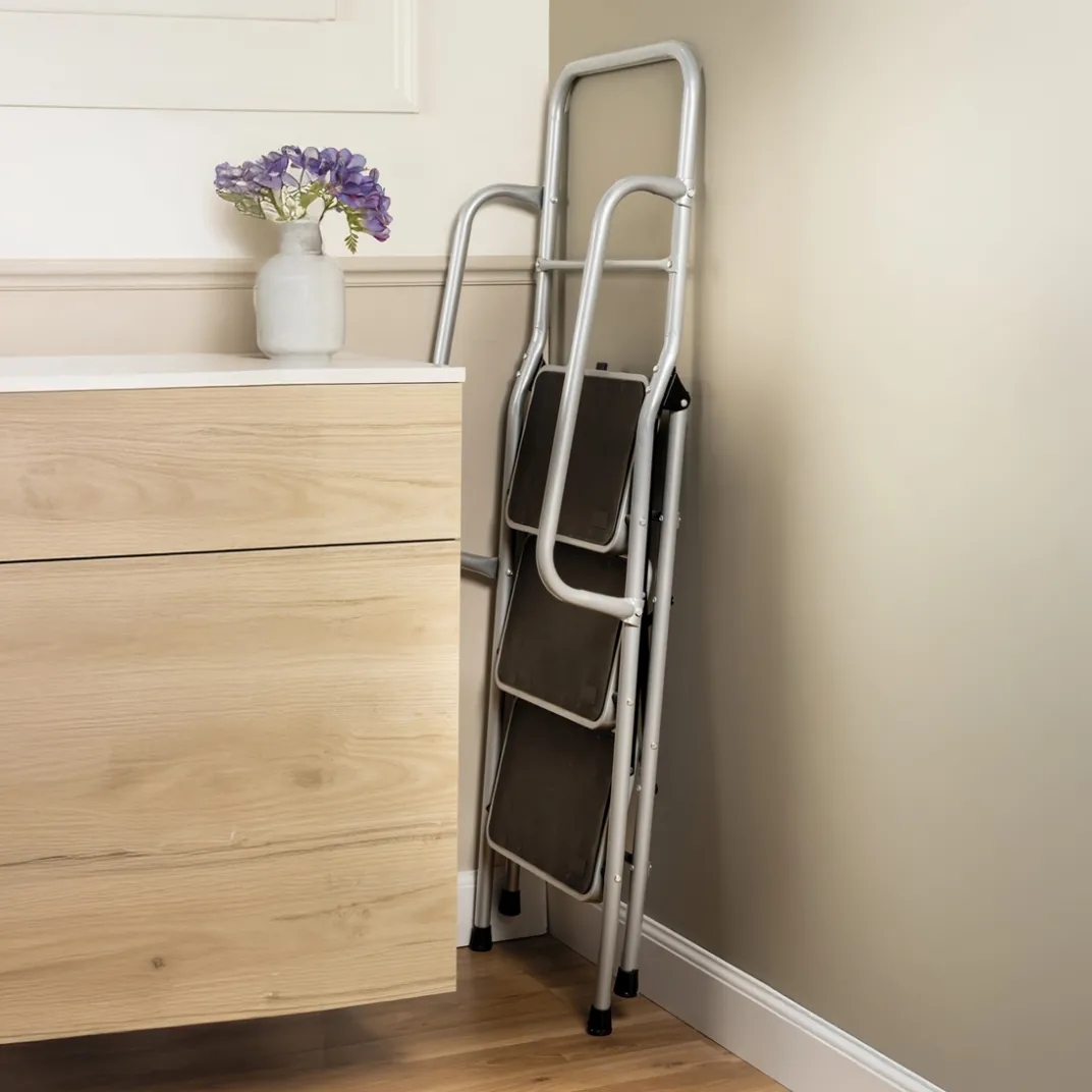 Accessoires Bricolage Et Astuces-Tempsl Escabeau 3 marches