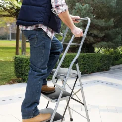 Accessoires Bricolage Et Astuces-Tempsl Escabeau 3 marches