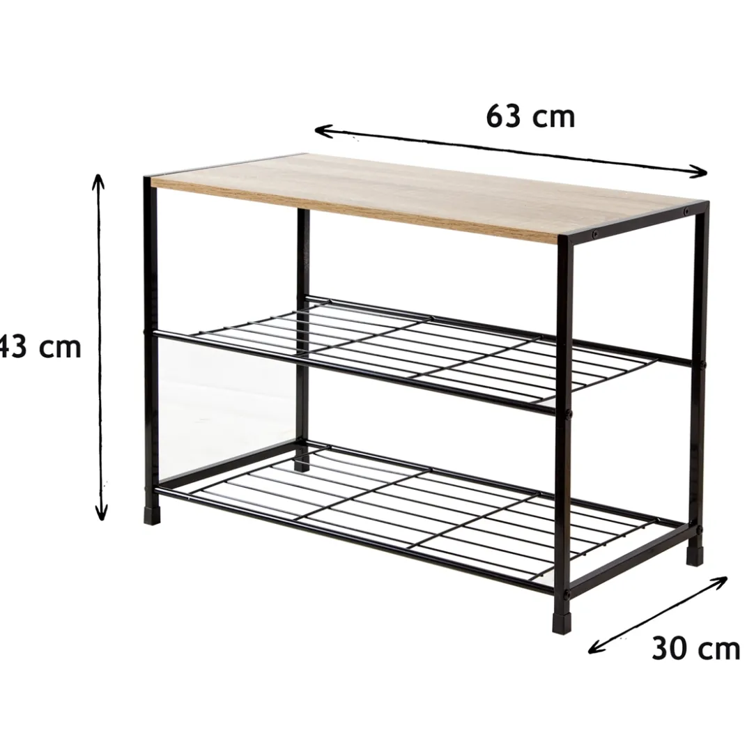Housses Et Accessoires De Rangement|Décorations-Tempsl Etagère à chaussures 3 niveaux