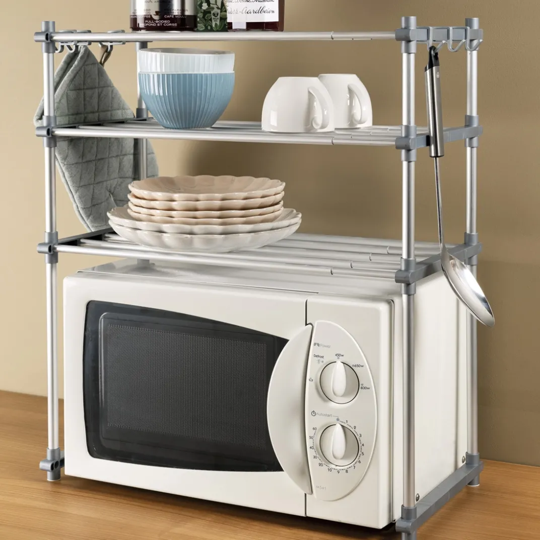 Organisation Et Entretien|Décorations Cuisine-Tempsl Etagère micro-ondes