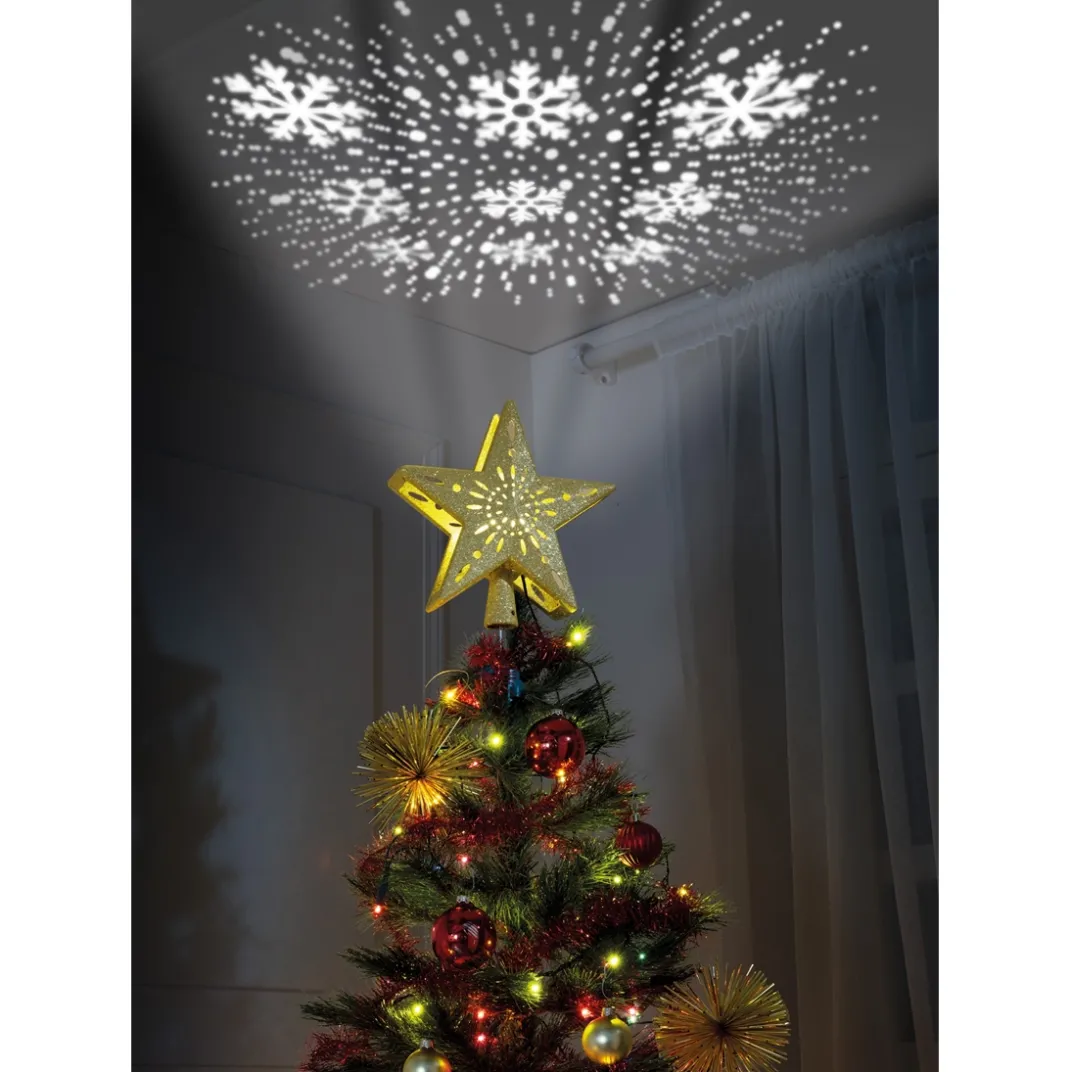 Décorations Intérieures Noël|Décorations-Tempsl Etoile projection LED Etoile projection LED