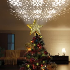 Décorations Intérieures Noël|Décorations-Tempsl Etoile projection LED Etoile projection LED