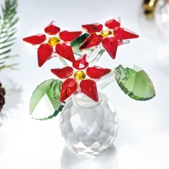 Décorations Intérieures Noël|Idées Cadeaux Noël-Tempsl Fleur éternelle poinsettia