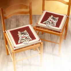 Décorations-Tempsl Galettes de chaise : Lot de 2 ou 4