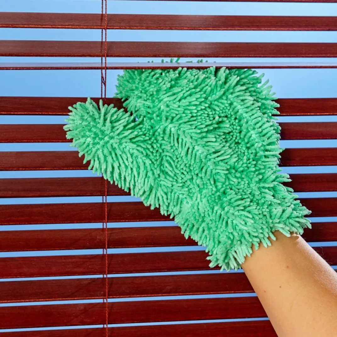 Matériels De Nettoyage-Tempsl Gant chenille microfibre