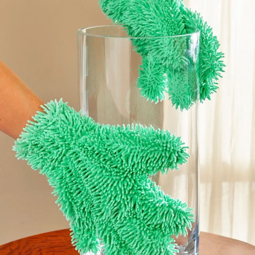 Matériels De Nettoyage-Tempsl Gant chenille microfibre