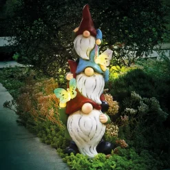 Décorations Jardin Et Extérieur-Tempsl Gnome solaire