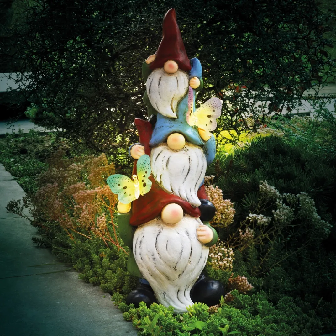 Décorations Jardin Et Extérieur-Tempsl Gnome solaire