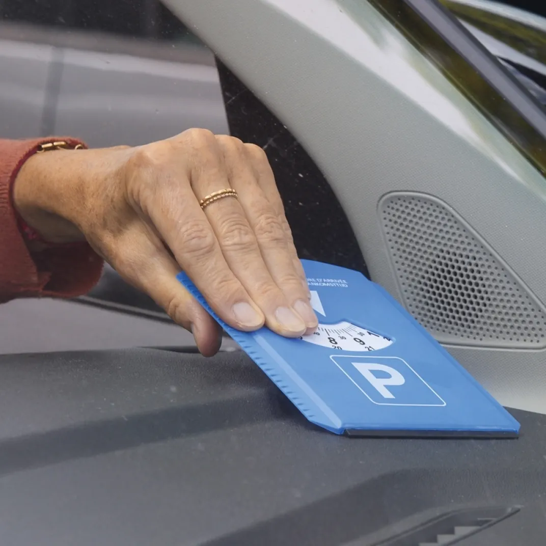 Accessoires Voiture-Tempsl Gratte givre - disque stationnement